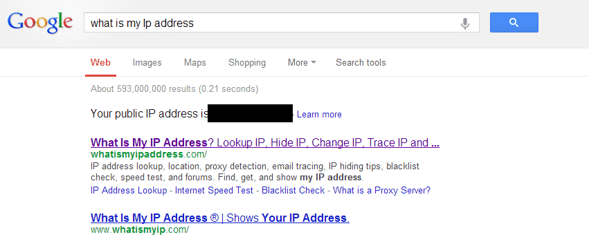 What's My IP Address