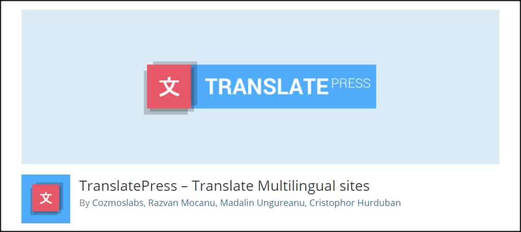 TranslatePress