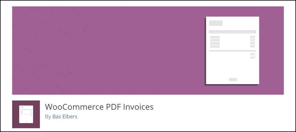 WooCommerce PDF Invoices