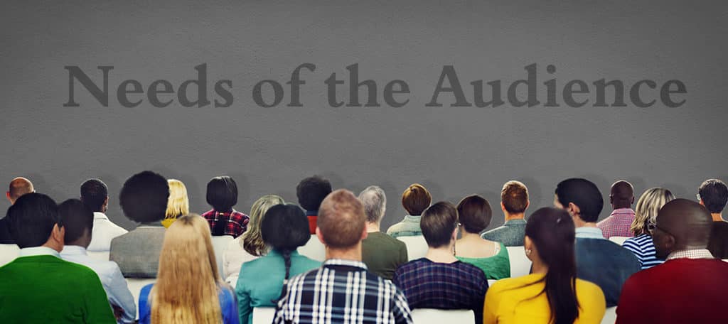 the audience
