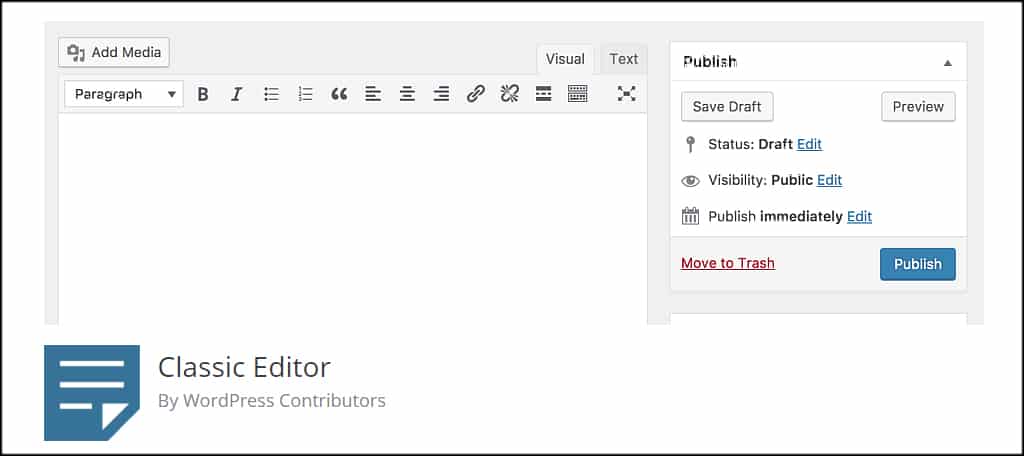 Classic Editor