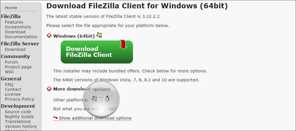 does filezilla log where a site it accessed from