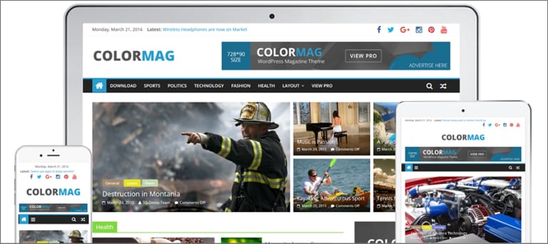 ColorMag Theme