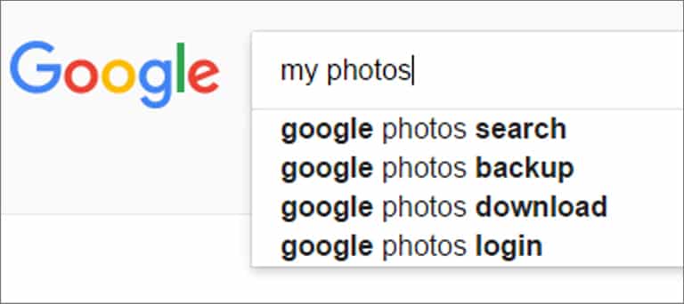 Google Search Photo