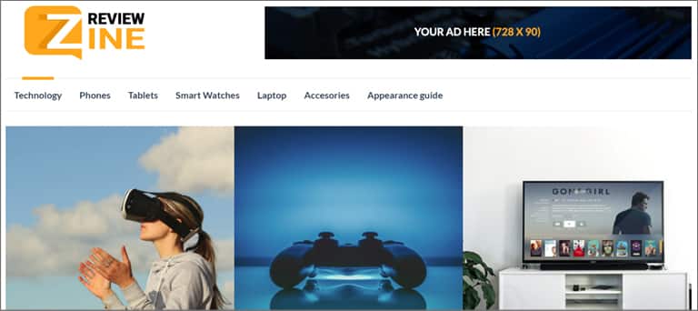 Reviewzine Theme