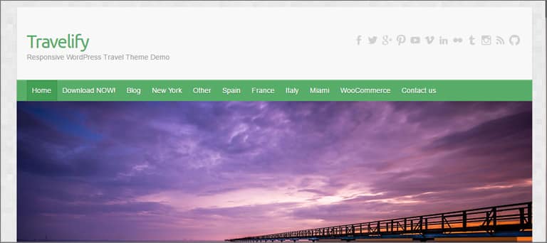 Travelify Theme