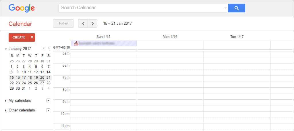 google calendar