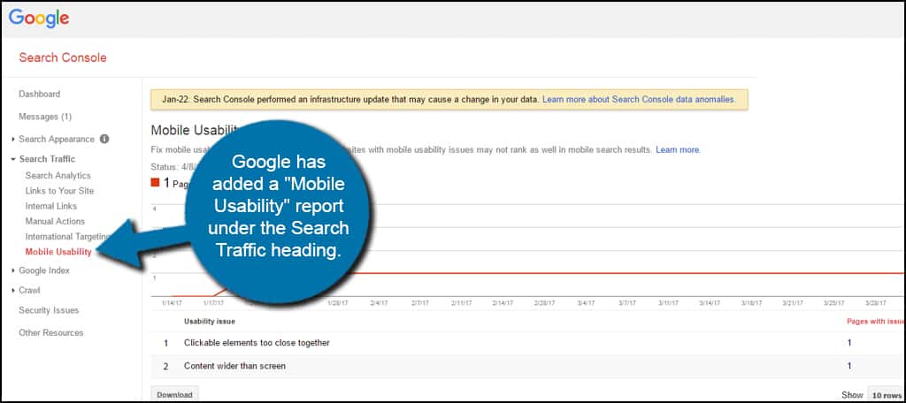 Mobile Usability Report