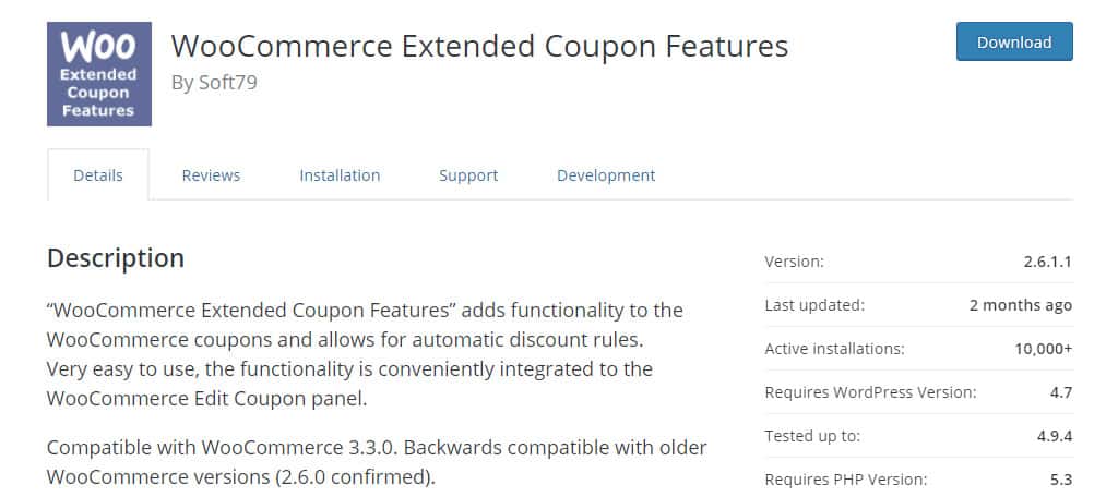 Extended Coupon Features