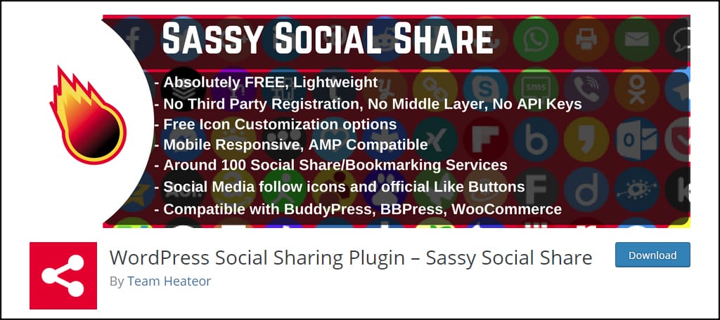 Sassy Social Share