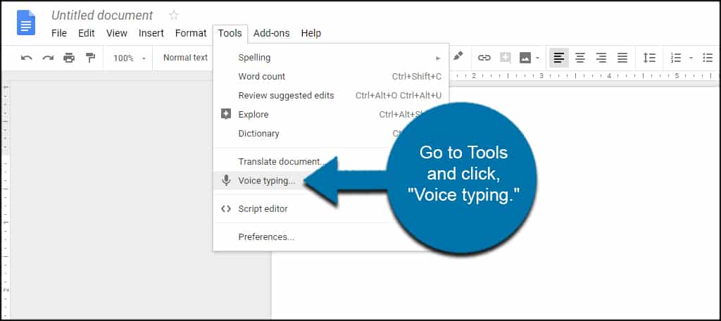 Voice Typing
