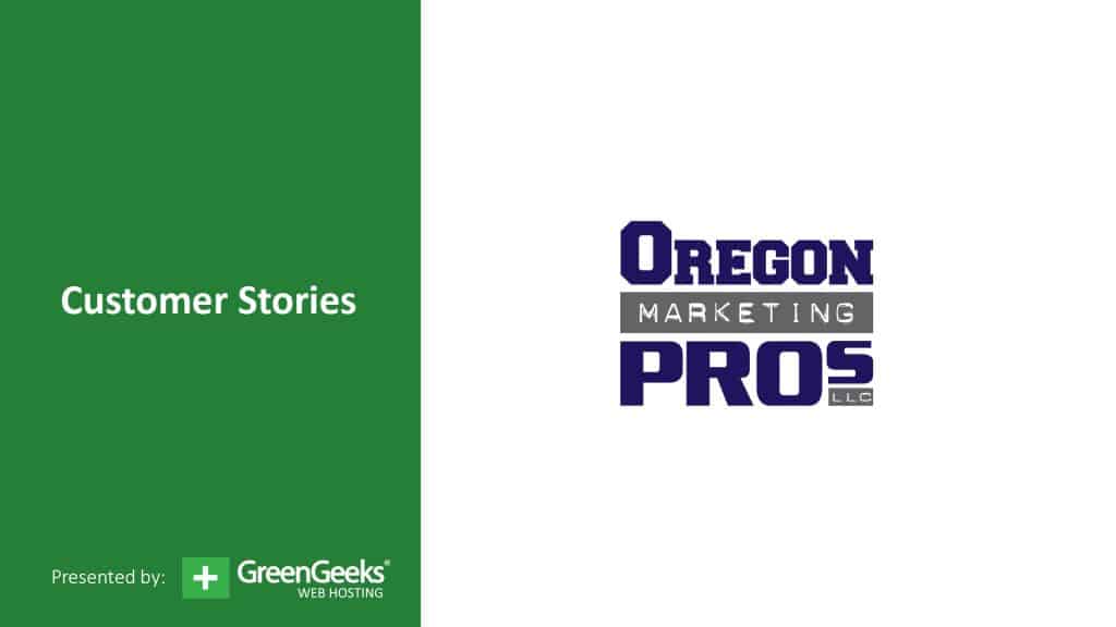 GreenGeeks Improves Oregon Marketing Pro’s Hosting Operations
