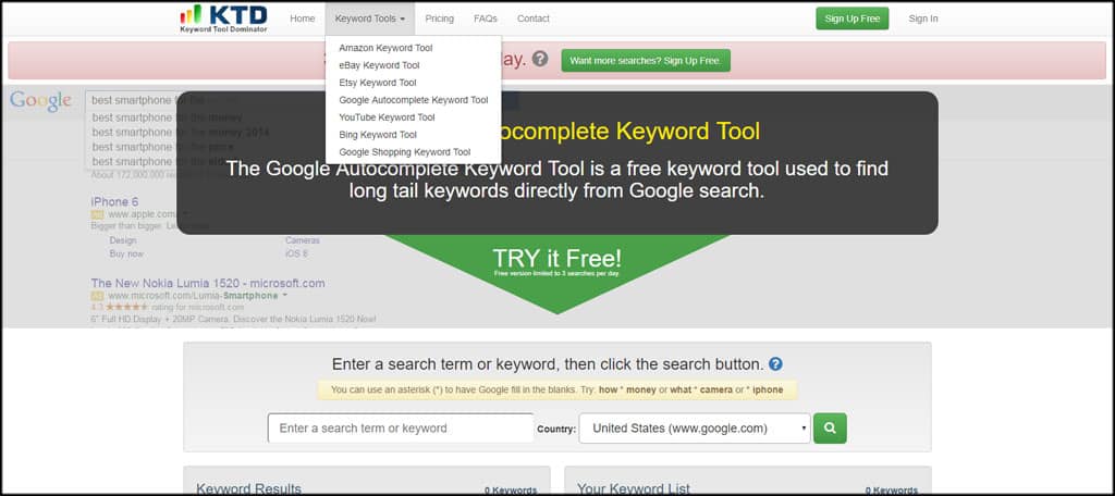 tools to find great long tail keywords