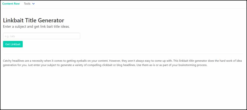 Linkbait Title Generator