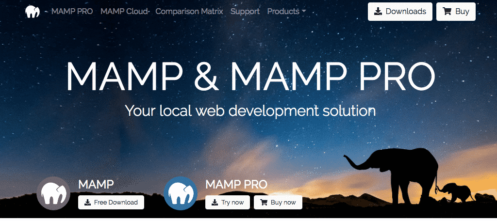 Mamp local server development tool