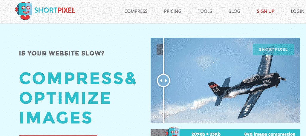 Shortpixel compression plugin