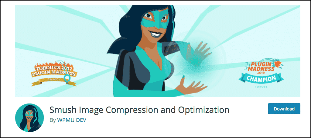 Smush image compression and optimization plugin