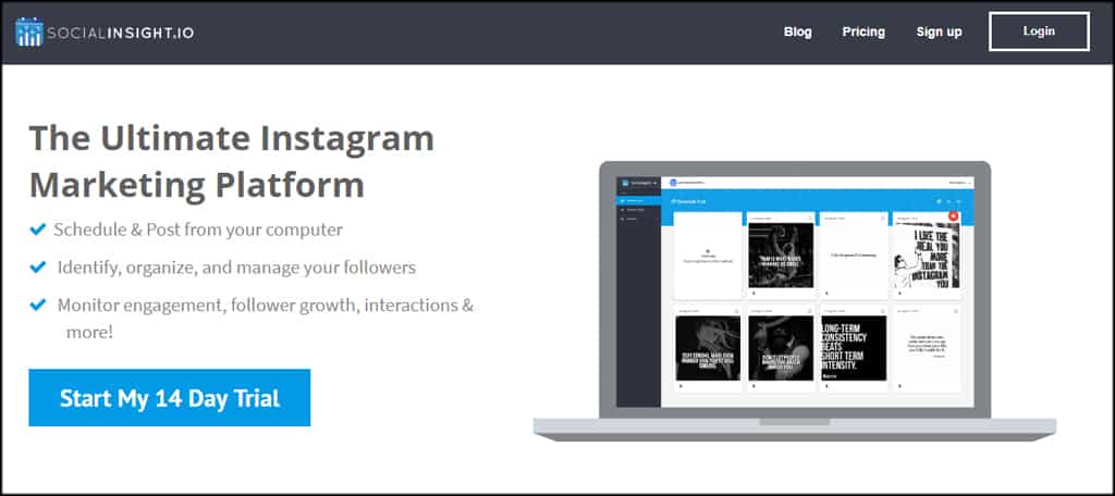 Social Insight instagram tools