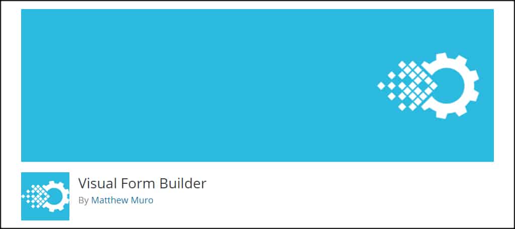 Visual Form Builder Is Another Excellent choice When Looking For Contact Form Plugins