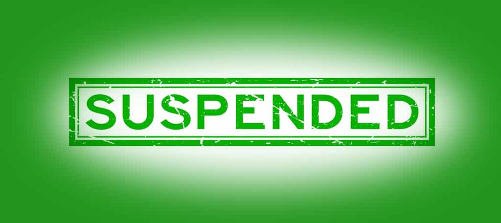 Domains in "suspended" status on the exit date will be decided case-by-case