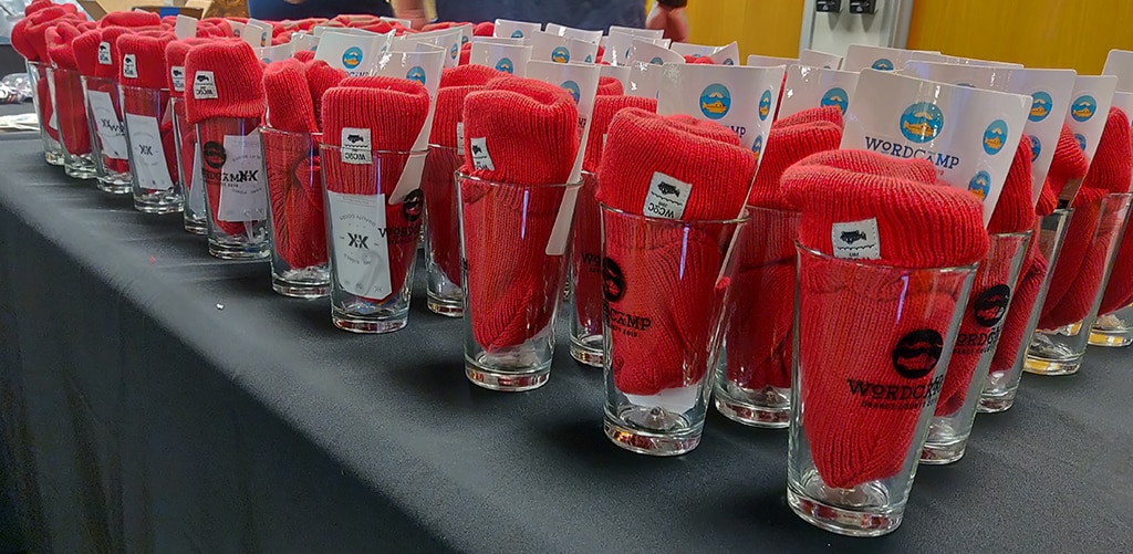 WordCamp Orange County 2019 Swag