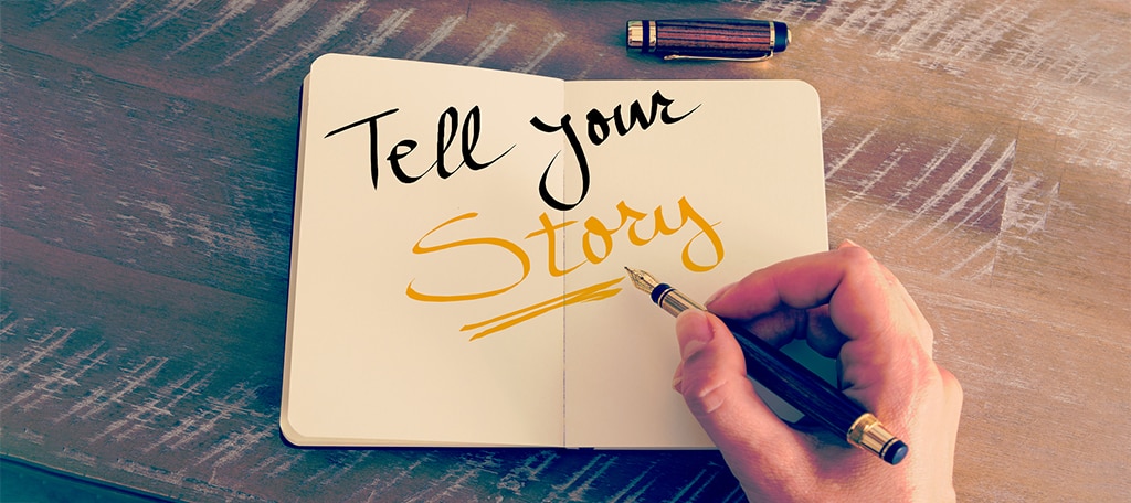 Use pictures to tell a story