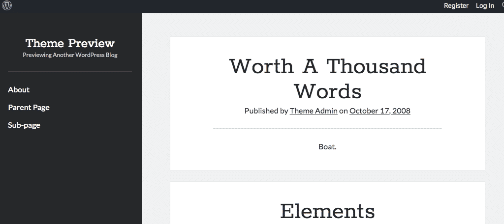 Author wordpress theme for authors