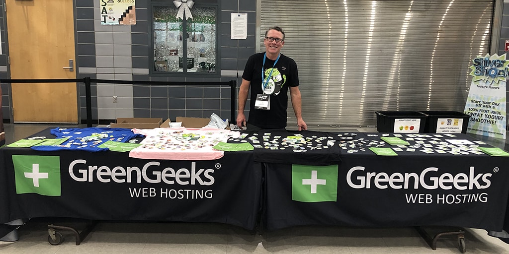 GreenGeeks Booth