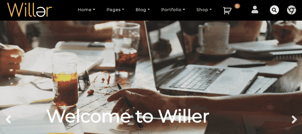 Willer free wordpress theme