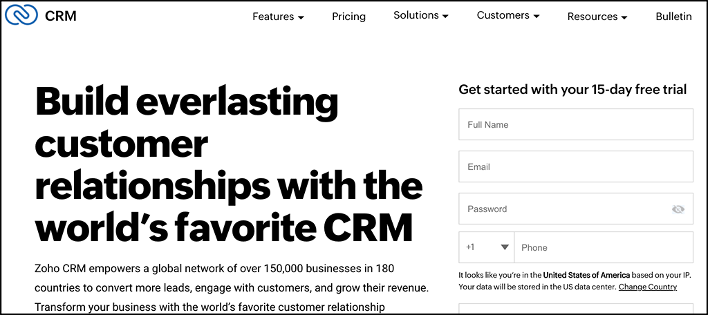 Zoho CRM