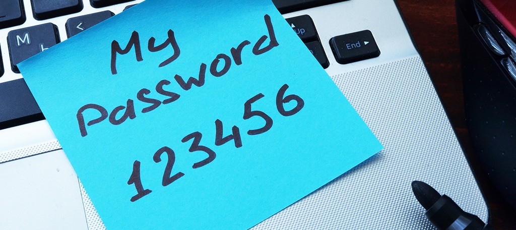 Weak passwords