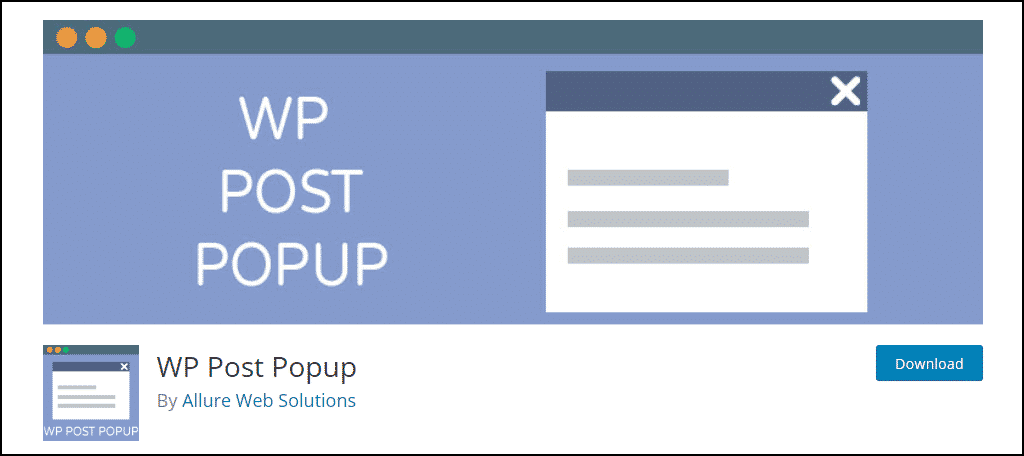 Popup wordpress