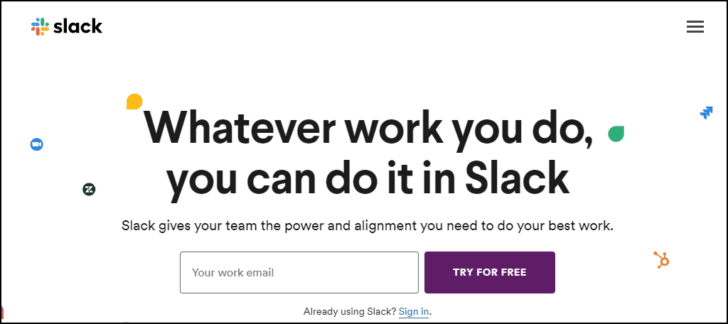 Slack is a remote communication and collaboration tool