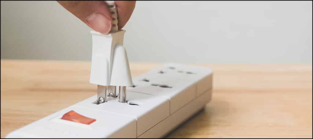 Unplug Appliances