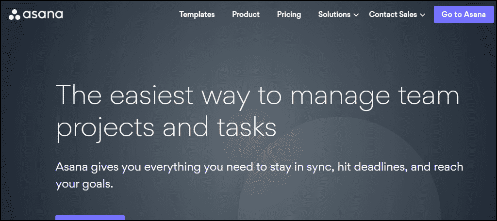 Asana is a team project and task management application