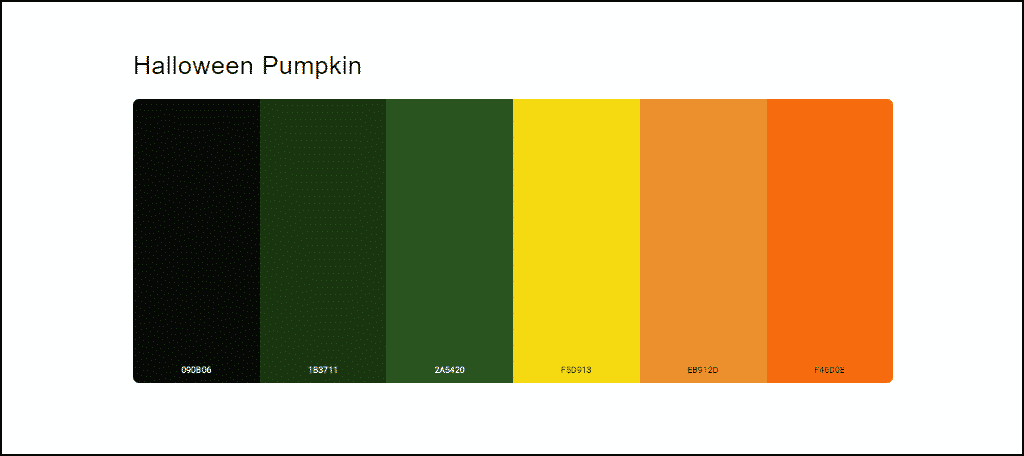 color swatches