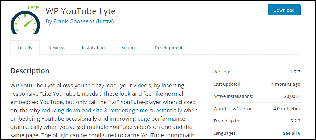 Wp YouTube