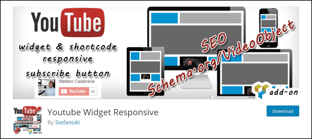 YouTube Widget Responsive