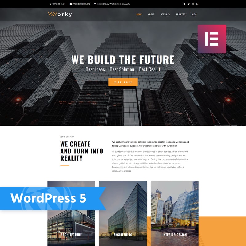 Worky Multipurpose Theme