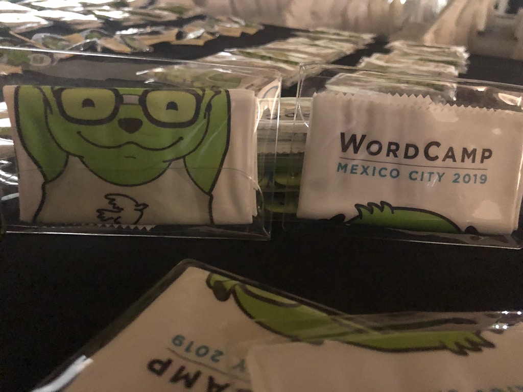 WordCamp Mexico CIty 2019 Swag