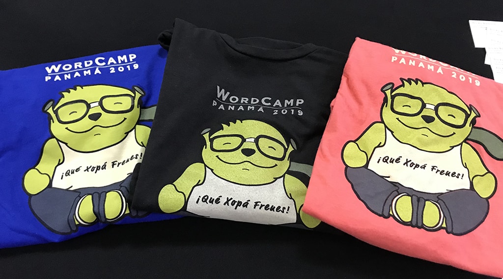 WordCamp Panama 2019 Shirts