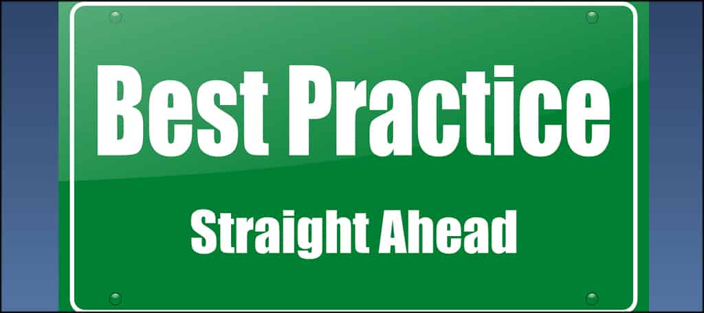 Best Practices Ahead