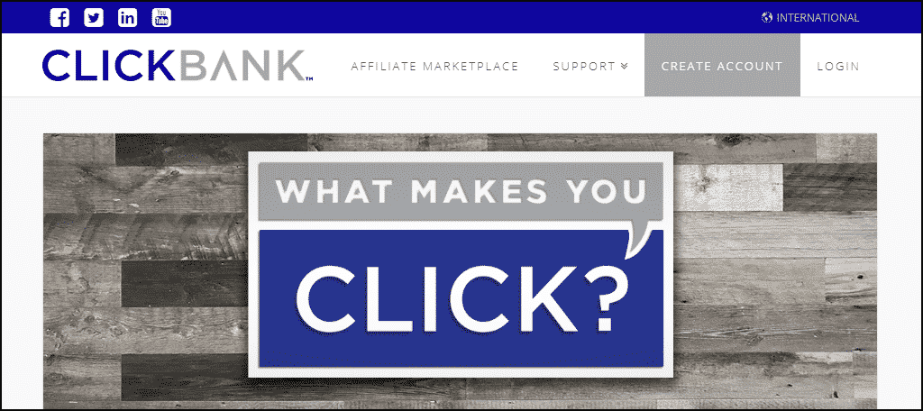 Sitio web de ClickBank