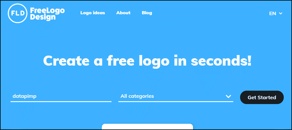 Freelogo Design website