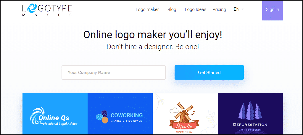 Logotype website