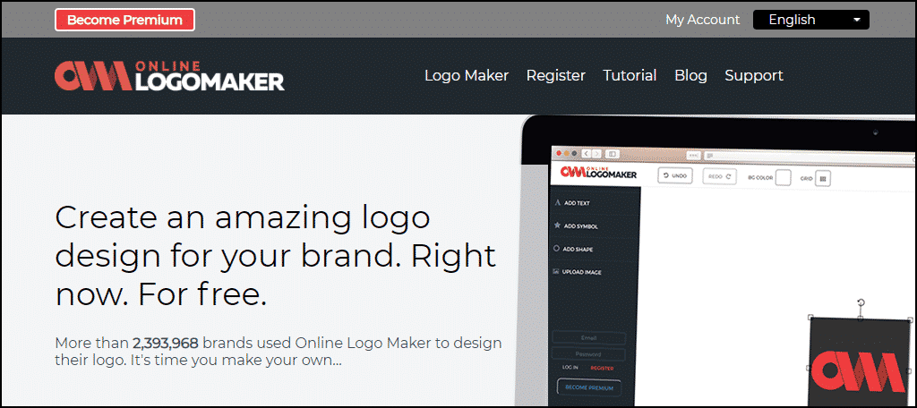 Online Logomaker website