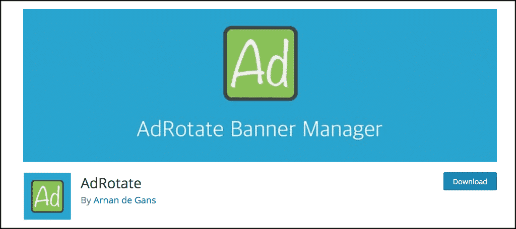 Complemento AdRotate para la gestión de anuncios