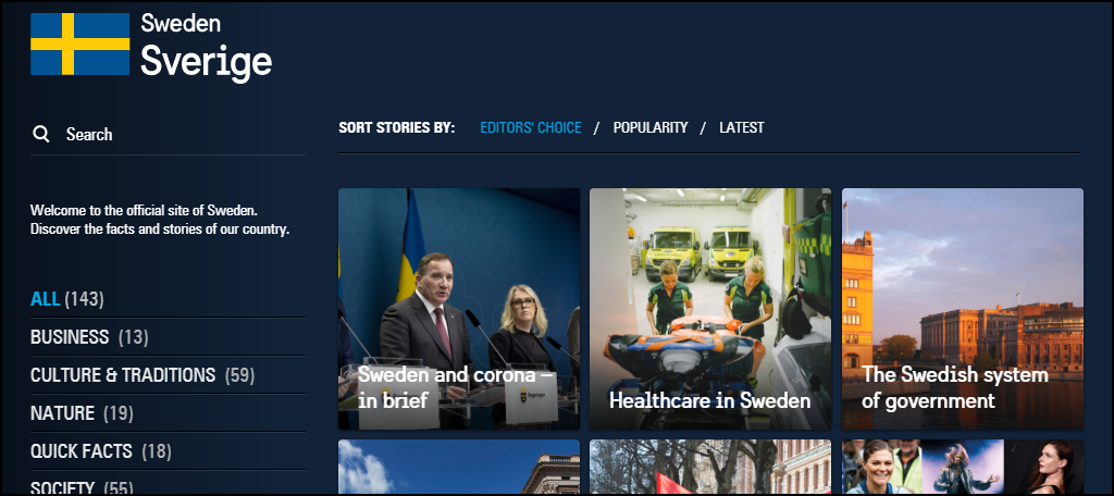 The Official Site of Sweden