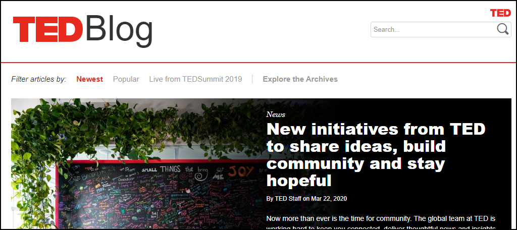 TED Blog