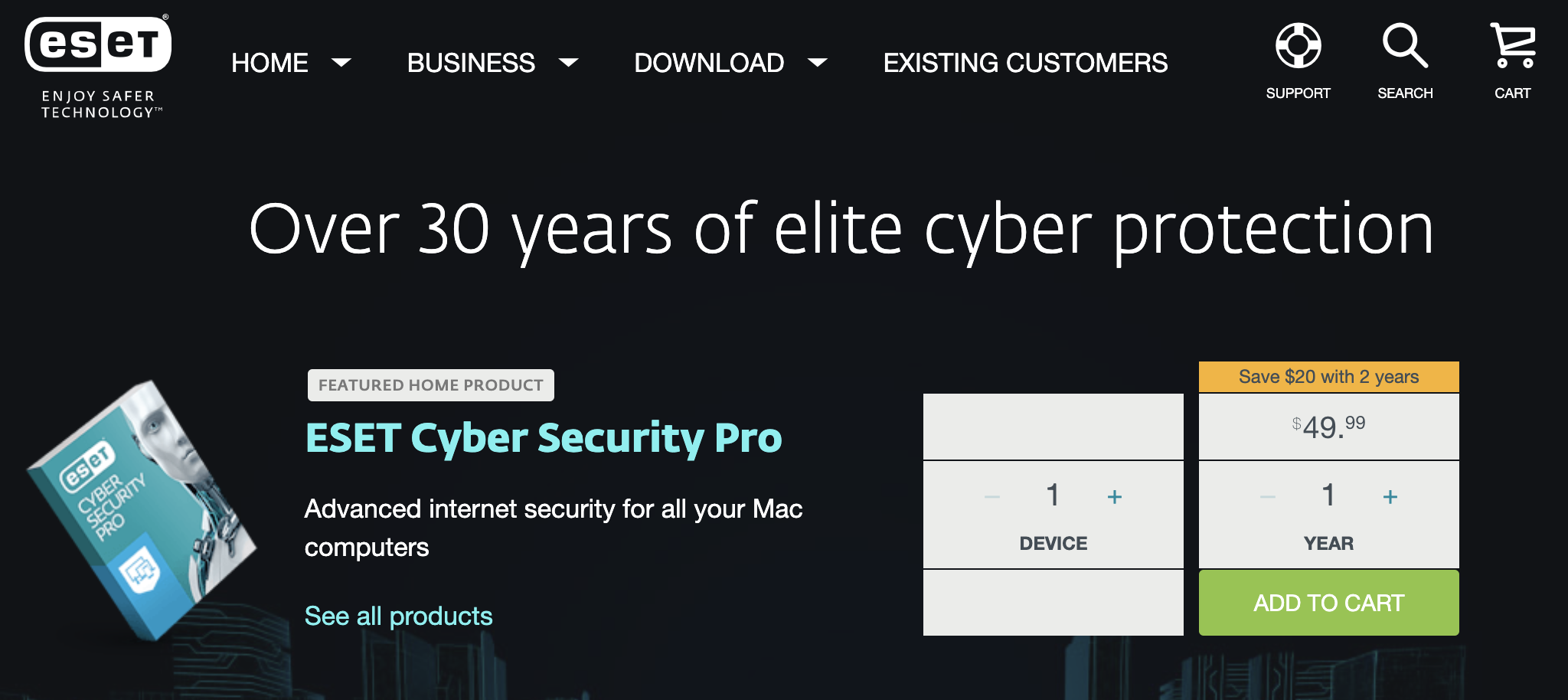 ESET best antivirus protection